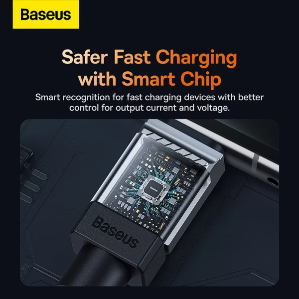 Baseus CoolPlay Series Fast Charging Cable USB to Type-C 100W 1m White Baseuscolombo