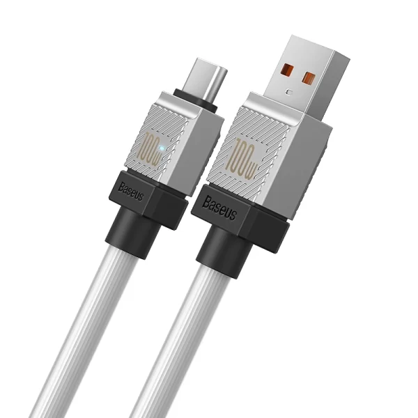 Baseus CoolPlay Series Fast Charging Cable USB to Type-C 100W 1m White Baseuscolombo