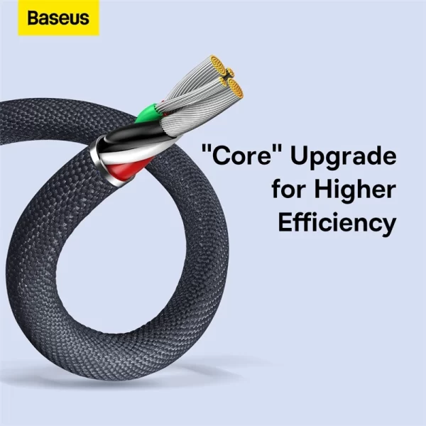 Baseus Crystal Shine Series Fast Charging Data Cable USB to iP 2.4A 2m Black Baseuscolombo