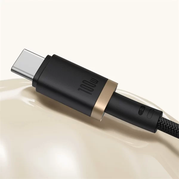 Baseus Dura Series Fast Charging Cable Type-C to Type-C 100W 1m Gold+Black Baseuscolombo