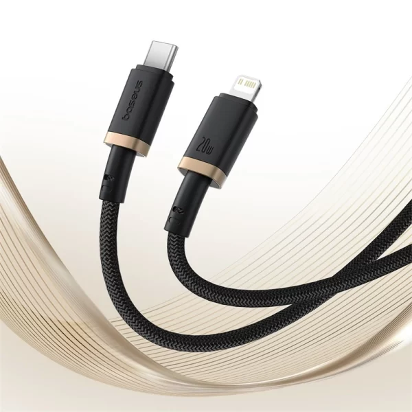 Baseus Dura Series Fast Charging Cable Type-C to iP 20W 1m Gold+Black Baseuscolombo