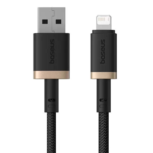 Baseus Dura Series Fast Charging Cable USB to iP 2.4A 1m Gold+Black Baseuscolombo