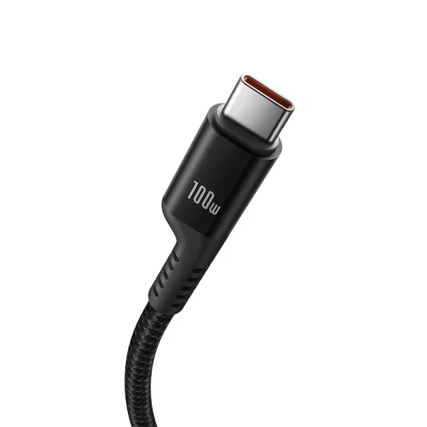 Baseus Fish-Eye Fast Charging Data Cable USB-C to USB-C 100W 1m Cluster Black Baseuscolombo