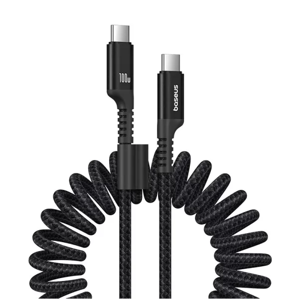 Baseus Fish-Eye Fast Charging Data Cable USB-C to USB-C 100W 1m Cluster Black Baseuscolombo