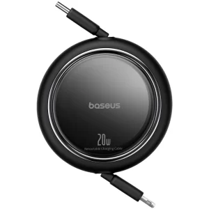 Baseus Free2Pull Retractable Charging Cable USB-C to iP 20W 1m Cluster Black Baseuscolombo