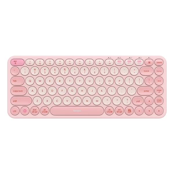 Baseus K01A Wireless Tri-Mode Keyboard Baby Pink Baseuscolombo