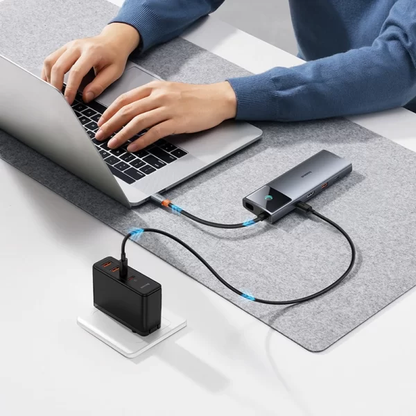 Baseus Metal Gleam Series II 10-in-1 USB HUB Space Grey Baseuscolombo