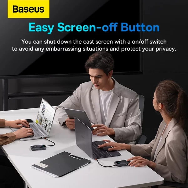 Baseus PioneerJoy 6-Port Type-C HUB Adapter Gray Baseuscolombo