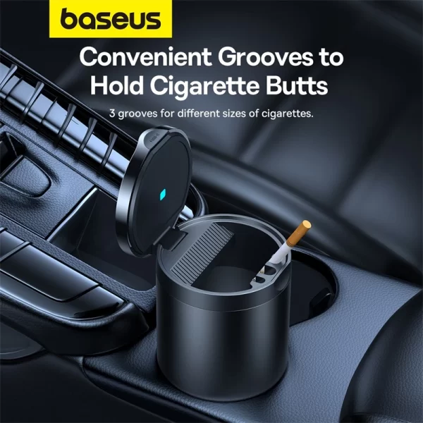 Baseus Premium 2 Series Car Ashtray Cluster Black Baseuscolombo