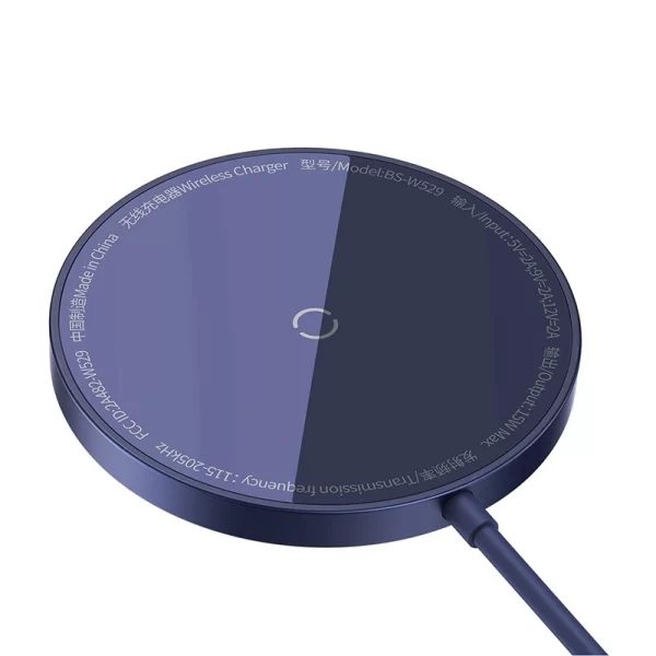 Baseus Simple Mini3 Magnetic Wireless Charger 15W Dusty Purple Baseuscolombo