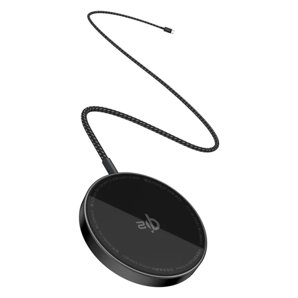 Baseus Simple Mini4 Air Magnetic Wireless Charger Qi2 15W Cluster Black Baseuscolombo