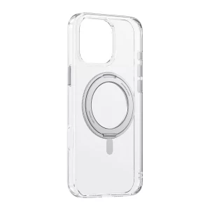 Baseus SkyRing Series 360° Magnetic Phone Case with Stand for iP 16 Pro,Clear Baseuscolombo