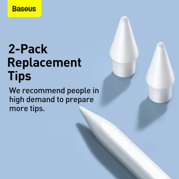 Baseus Smooth Writing Capacitive Stylus Tips （2pcs）White Baseuscolombo