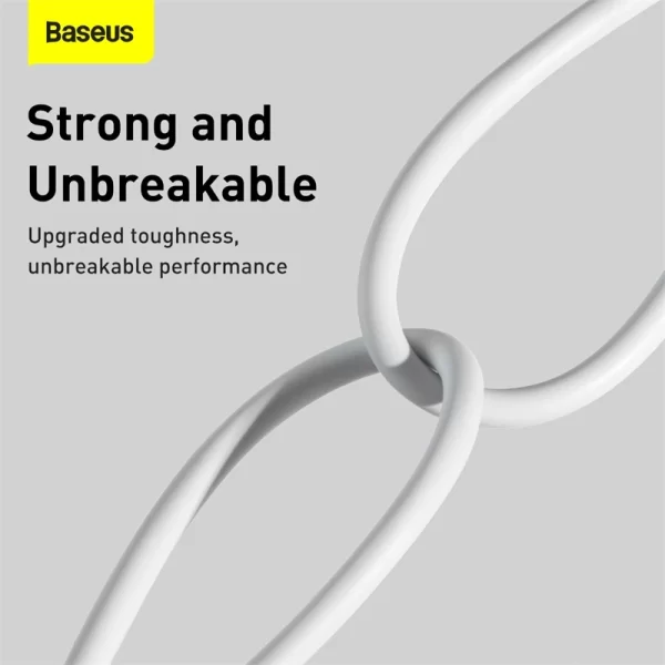 Baseus Superior Series Fast Charging Data Cable USB to iP 2.4A 0.25m White Baseuscolombo