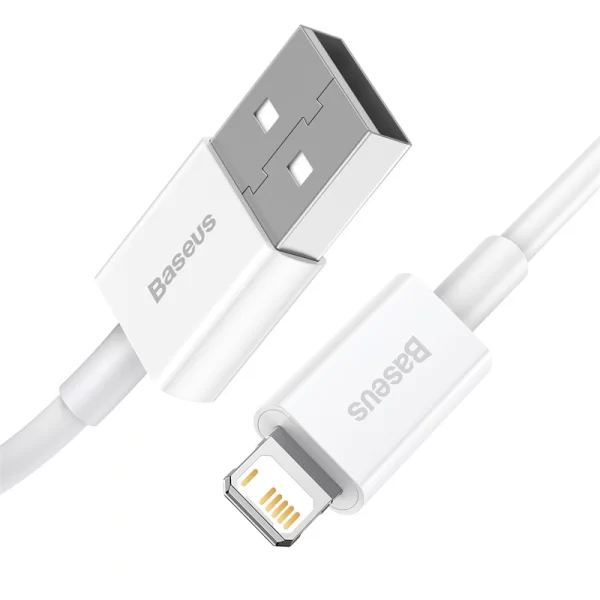 Baseus Superior Series Fast Charging Data Cable USB to iP 2.4A 0.25m White Baseuscolombo