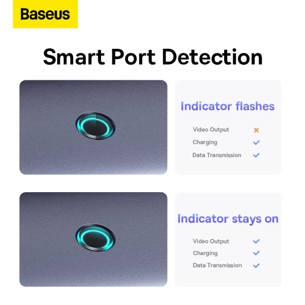 Baseus UltraJoy Series 10-Port HUB Docking Station Space Grey Baseuscolombo