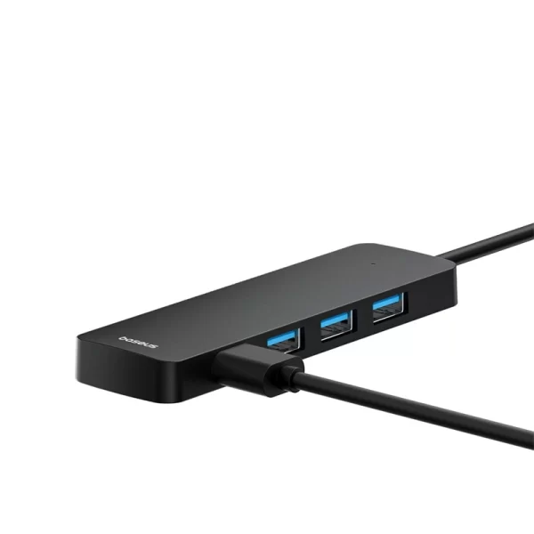 Baseus UltraJoy Series 4 Port HUB Lite 50cm Cluster Black USBA to USB3.0 4 Baseuscolombo