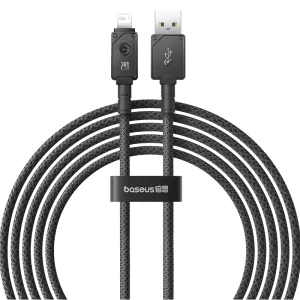 Baseus Unbreakable Series Fast Charging Data Cable USB to iP 2.4A 2m Cluster Black Baseuscolombo