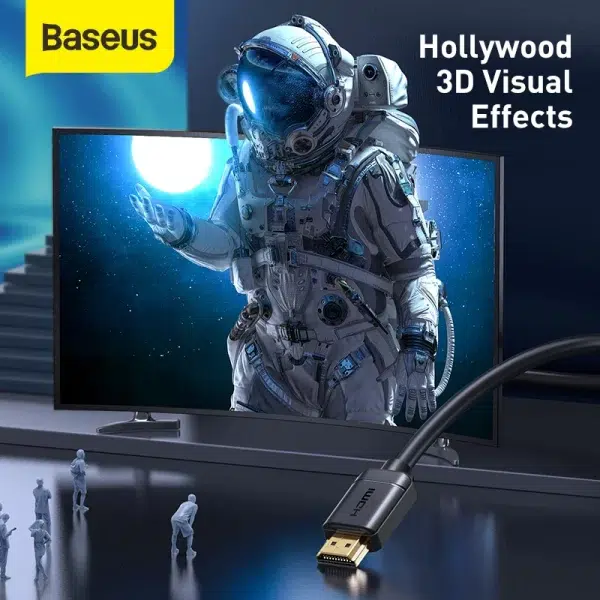 Baseus high definition Series HDMI To HDMI Adapter Cable 2m Black Baseuscolombo