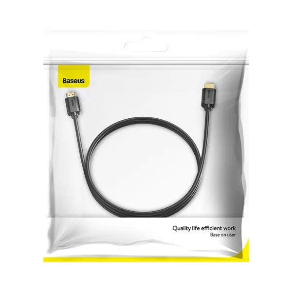 Baseus high definition Series HDMI To HDMI Adapter Cable 2m Black Baseuscolombo