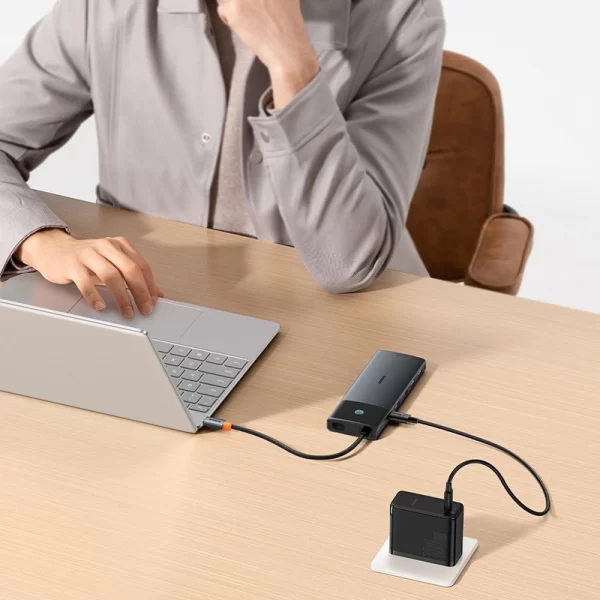 OS-Baseus Metal Gleam Series II 10-in-1 USB HUB Cosmic Black Baseuscolombo