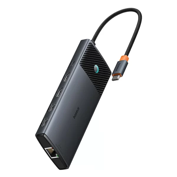 OS-Baseus Metal Gleam Series II 10-in-1 USB HUB Cosmic Black Baseuscolombo