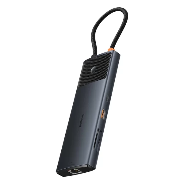 OS-Baseus Metal Gleam Series II 10-in-1 USB HUB Cosmic Black Baseuscolombo