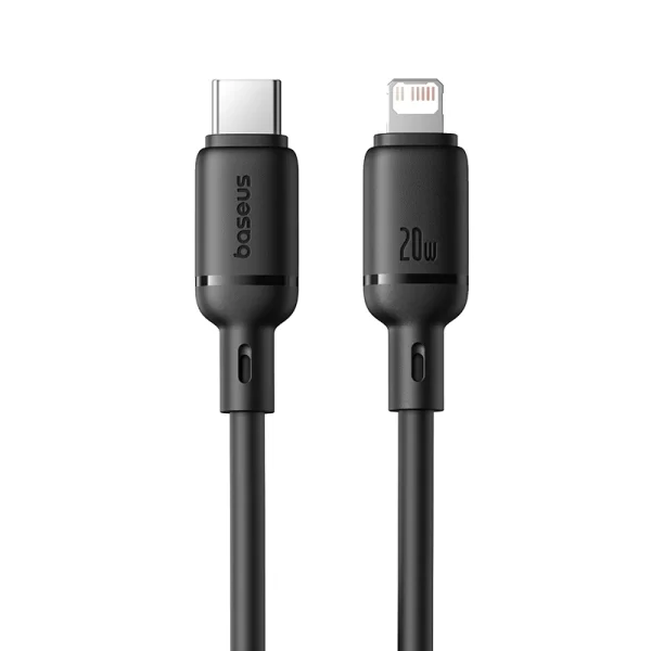 OS-Baseus Silky Series Fast Charging Cable Type-C to iP 20W 2m Cluster Black Baseuscolombo