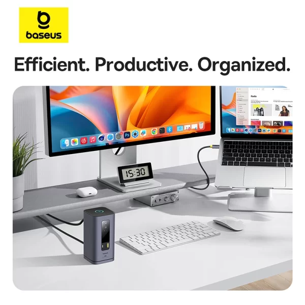 OS-Baseus Spacemate Series 11-in-1 (MAC) Docking Station Space Grey Baseuscolombo