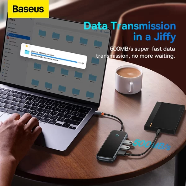 Baseus AcmeJoy 4-Port Type-C HUB Adapter Baseuscolombo