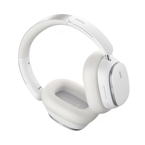 Baseus Bowie H1 Pro Noise-Cancellation Wireless Headphones Moon White Baseuscolombo