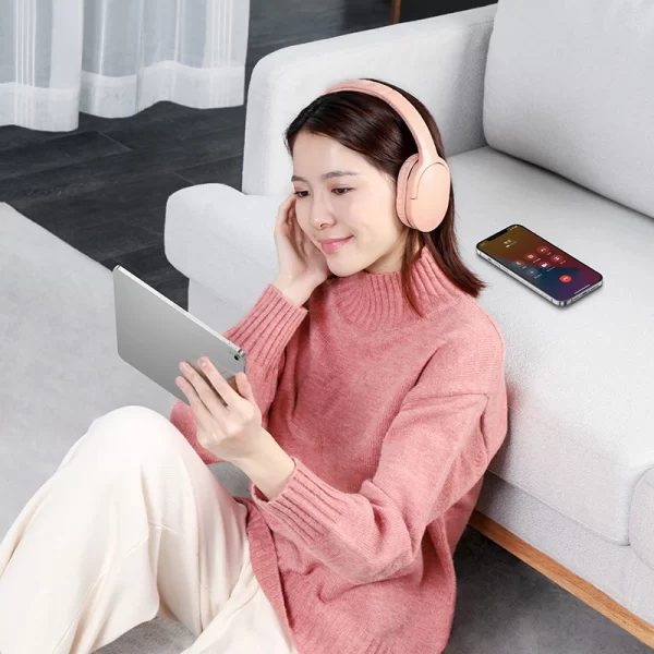 Baseus Encok Wireless headphone D02 Pro Pink Baseuscolombo