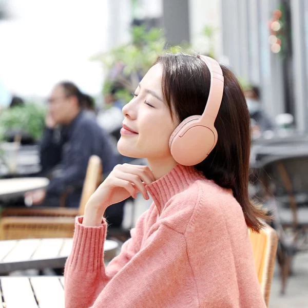 Baseus Encok Wireless headphone D02 Pro Pink Baseuscolombo