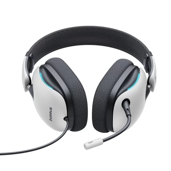 Baseus GoPlay 1+ Max Gaming Wired Headphones Moon White Baseuscolombo