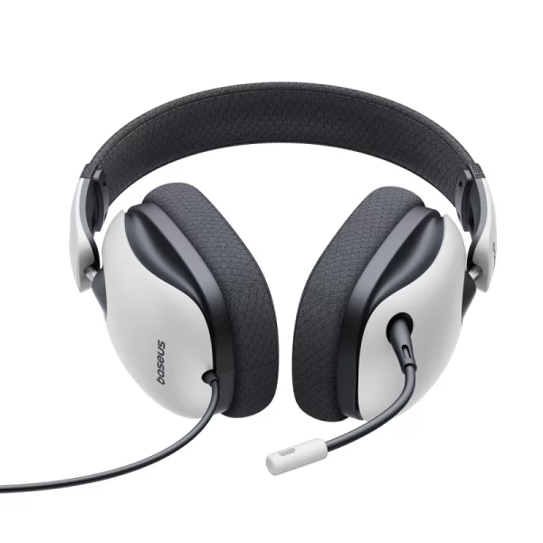 Baseus GoPlay 1 Max Gaming Wired Headphones Moon White Baseuscolombo