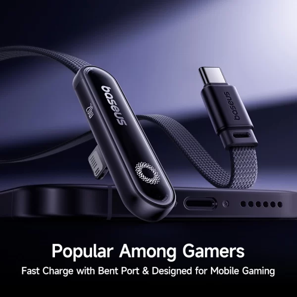 Baseus MVP 3 USB-C to Lightning 20W 2 Meter Fast Charging Cable - Cosmic Black - Baseuscolombo