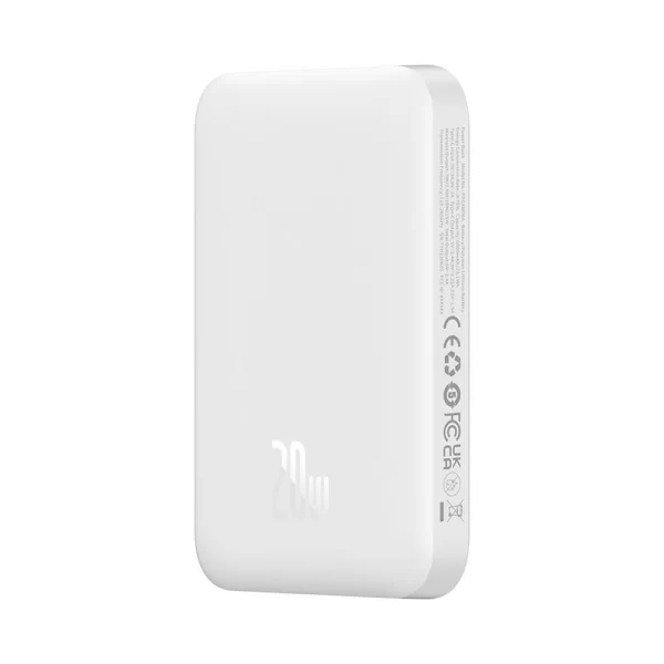 Baseus Magnetic Mini Air Wireless Fast Charge Power Bank 6000mAh 20W Stellar White Baseuscolombo