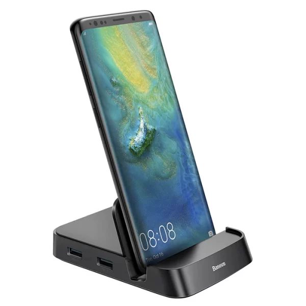 Baseus Mate Docking Type-C mobile phone intelligent HUB docking station (standard version)Black Baseuscolombo