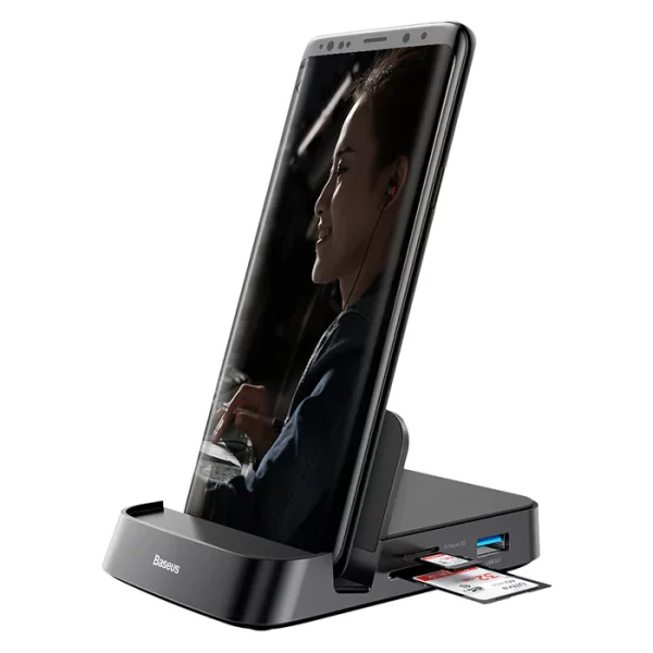 Baseus Mate Docking Type-C mobile phone intelligent HUB docking station (standard version)Black Baseuscolombo