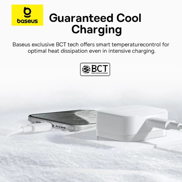 Baseus Palm Fast Charger 1C 20W UK Moon White Baseuscolombo