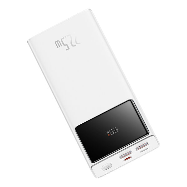 Baseus Star-Lord Digital Display Fast Charge Power Bank 20000mAh 22.5W White Baseuscolombo