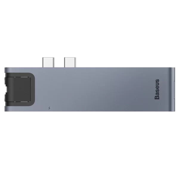 Baseus thunderbolt 7 port C+Pro Seven-in-one smart HUB docking station Grey - 6 MONTHS WARRANTY Baseuscolombo