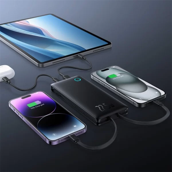 Baseus Airpow Lite 10000mAh 22.5W Power Bank Dual-Cable - Cosmic Black - P10067501123-00 Baseuscolombo