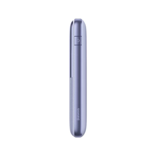Baseus Bipow Pro Digital Display Fast Charge Power Bank 10000mAh 20W (With Simple Series Charging Cable USB to Type-C 3A 0.3m White) Overseas Edition – Purple – PPBD040205