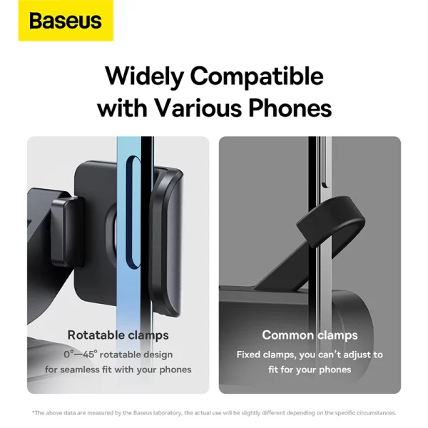 Baseus Gravity Air Vent Car Phone Holder (Air Outlet Version) - black - SUWX010001 Baseuscolombo