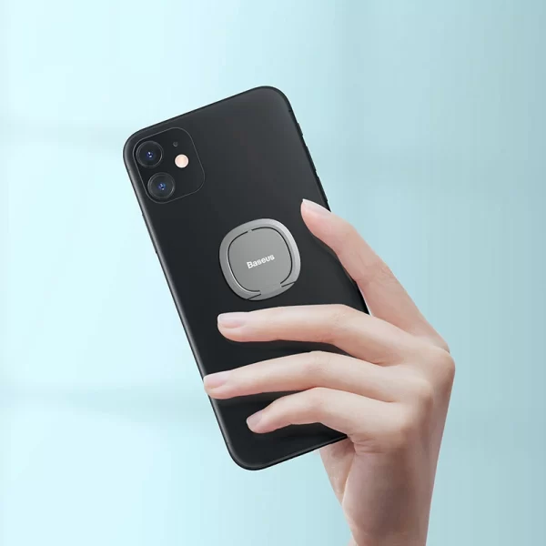 Baseus Invisible Phone Ring Holder - Silver - SUYB-0S Baseuscolombo