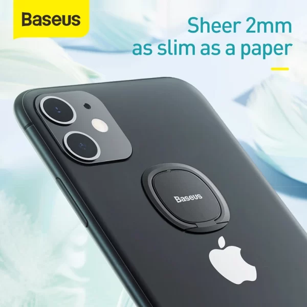 Baseus Invisible Phone Ring Holder - Silver - SUYB-0S Baseuscolombo