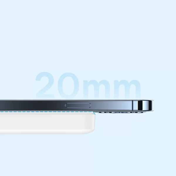 Baseus Magnetic Mini Air Wireless Fast Charge Power Bank 10000mAh 20W  (With Simple Charging Cable Type-C to Type-C (20V3A) 30cm White) - Stellar White - P10059001223-00 Baseuscolombo