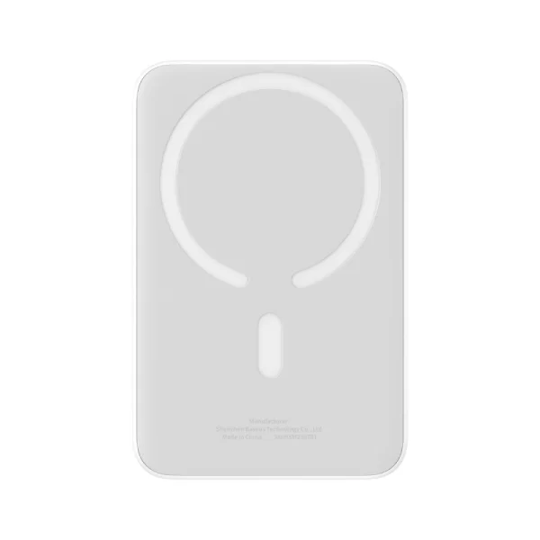 Baseus Magnetic Mini Air Wireless Fast Charge Power Bank 10000mAh 20W  (With Simple Charging Cable Type-C to Type-C (20V3A) 30cm White) - Stellar White - P10059001223-00 Baseuscolombo