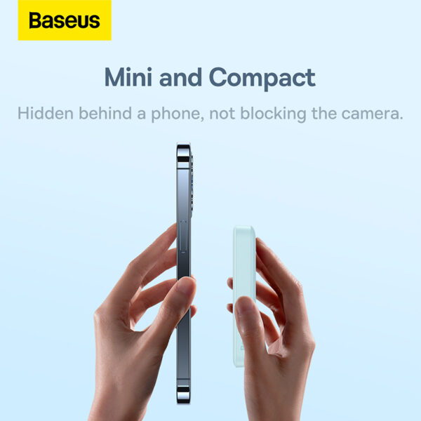 Baseus 10000mah 20W Magnetic Mini Wireless Fast Charge Power Bank - Image 15